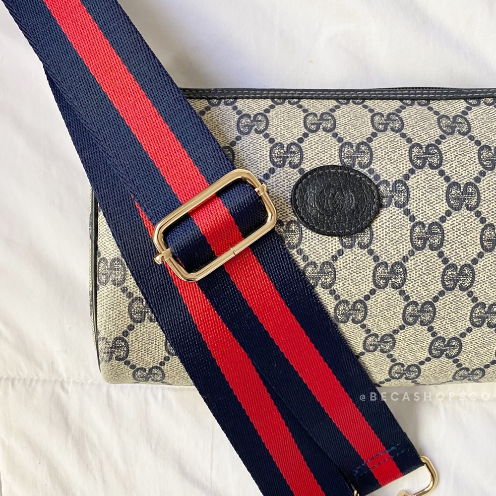 Blue & Red Web Canvas Strap Replacement - Picture 4 of 8
